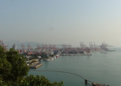 4. Shenzhen // China (25,7 millones de contenedores)