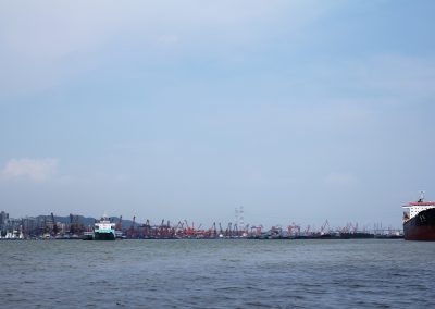 5. Guangzhou // China (21,9 millones de contenedores)
